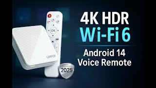 LEFFOT H313 Android 14 TV Box Review (2025) — 4K HDR, Wi-Fi 6, Voice Remote