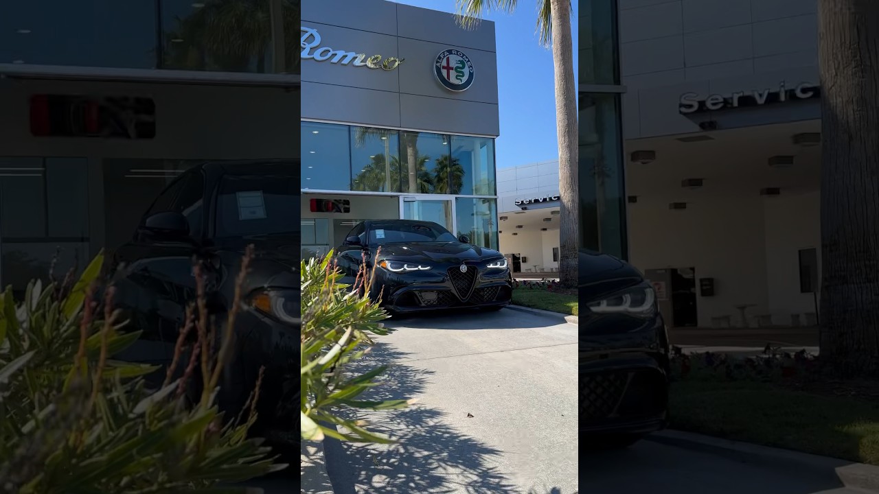 2024 Giulia Quadrifoglio in vulcano black metallic 🖤💯 