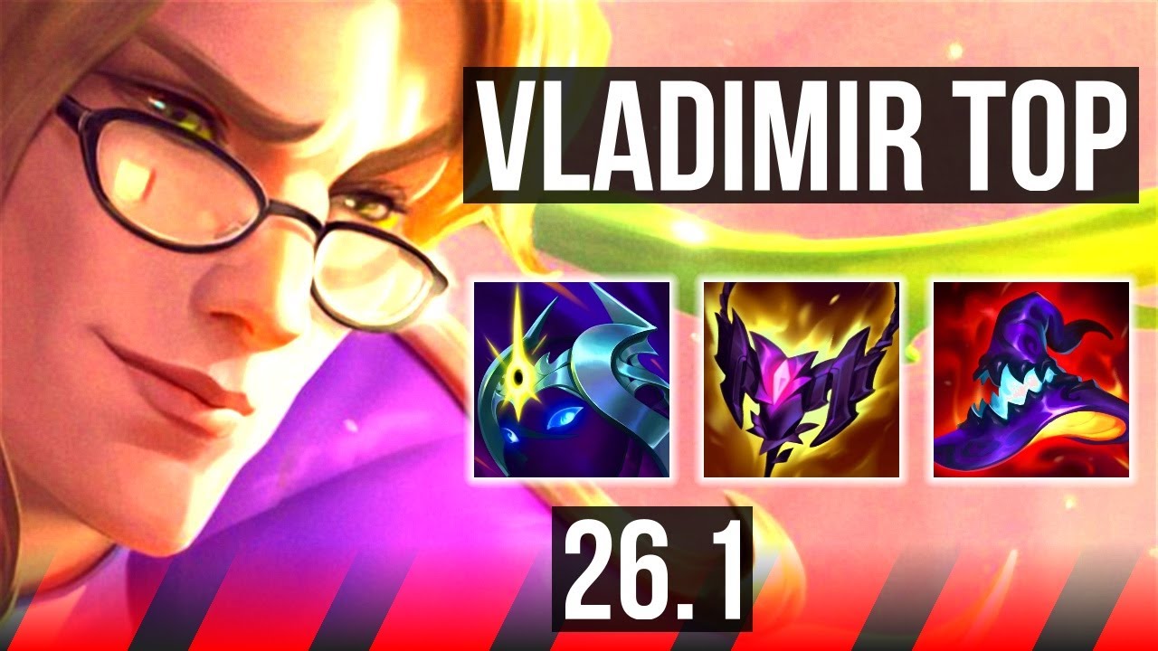 VLADIMIR vs DARIUS (TOP) | 52K damage | KR Diamond | 26.1