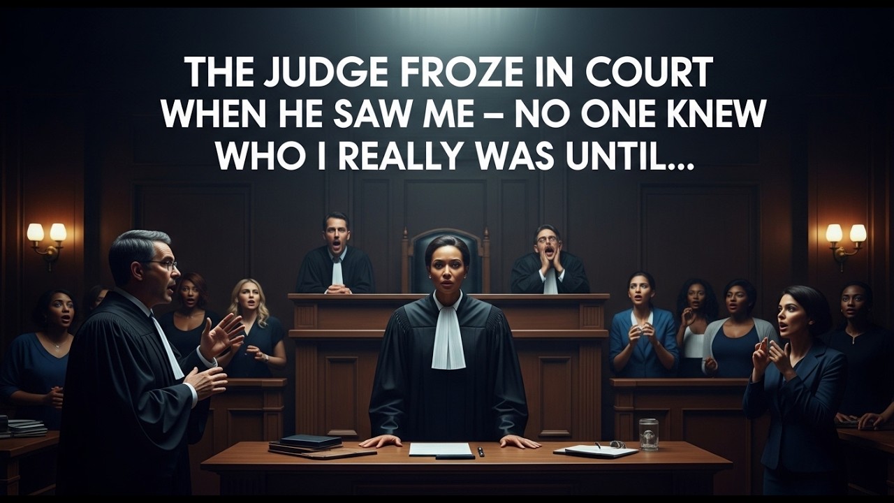 The judge froze in court when he saw me – no one knew who I really was until...