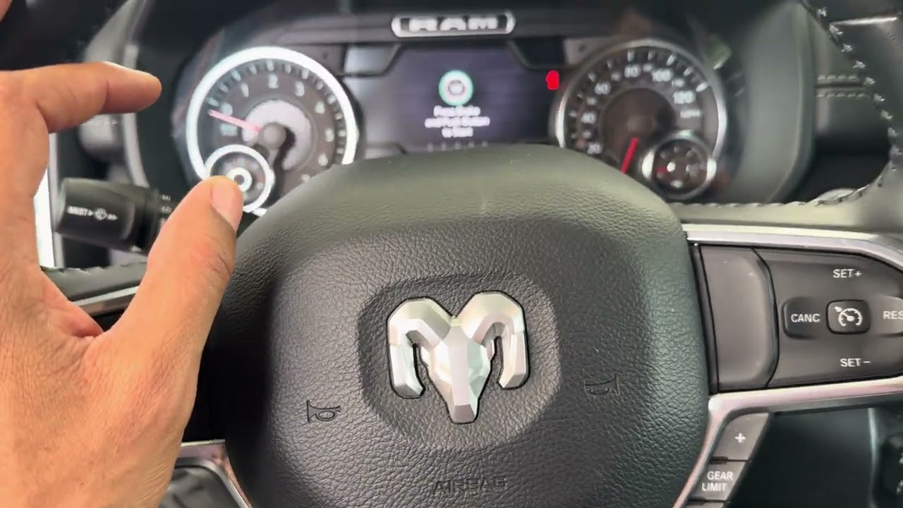 Ram 1500 - How to Open Hood