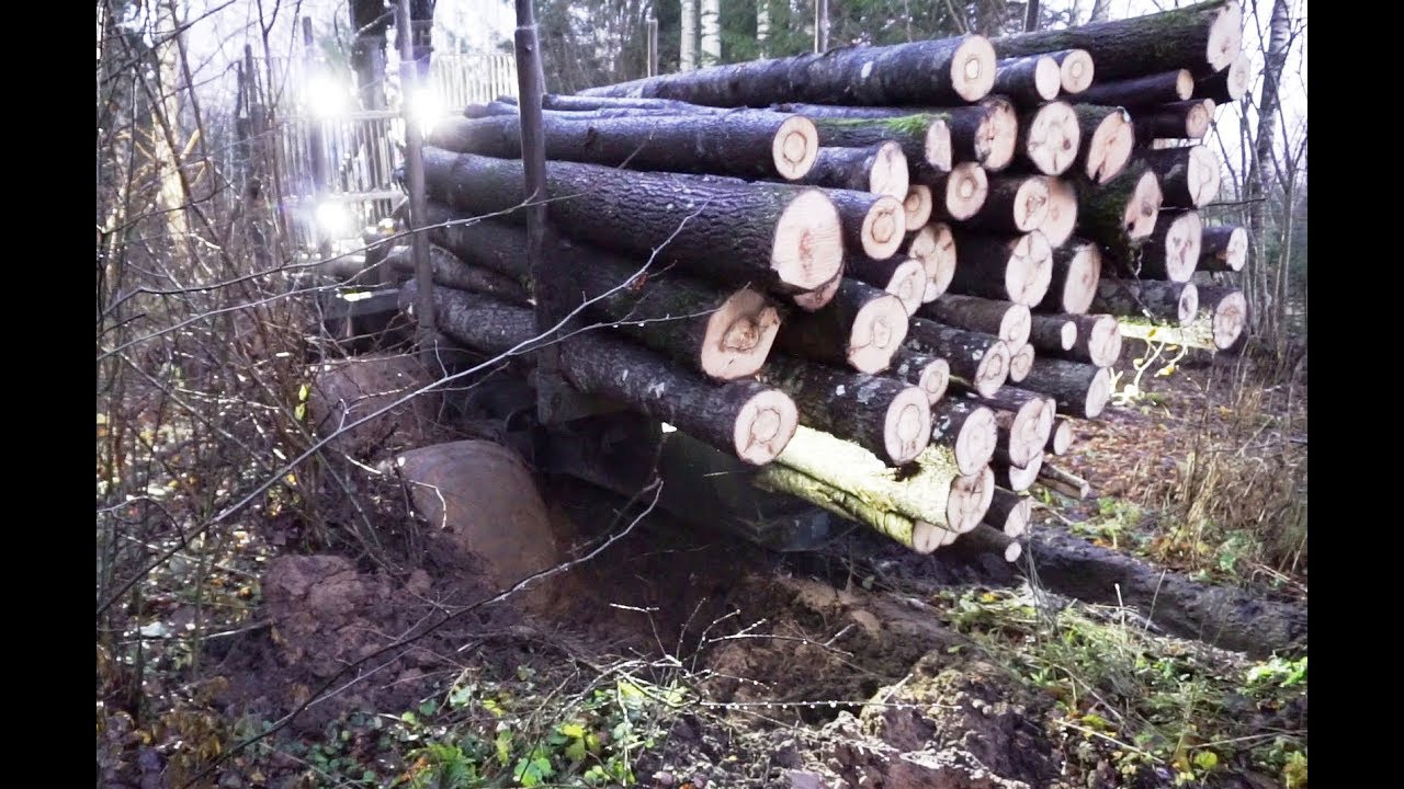 Logset 6F logging without tracks and got stuck in mud