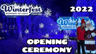 New Winterfest 2022 Wonders Of Light Opening Night Full Walking Trail Tour Pigeon Forge Tn