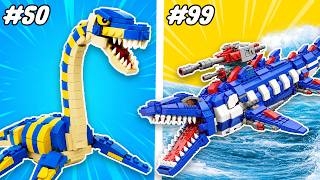 LEGO Evolution: Upgrading Every Aquatic Dinosaur in Jurassic World | RM Bricks Channel