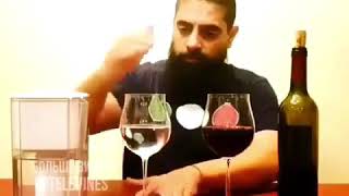 Как звучит стакан с водой и стакан с вином