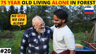 MEET THE 75-YEAR-OLD WHO CALLS THE FOREST HOME 🏡