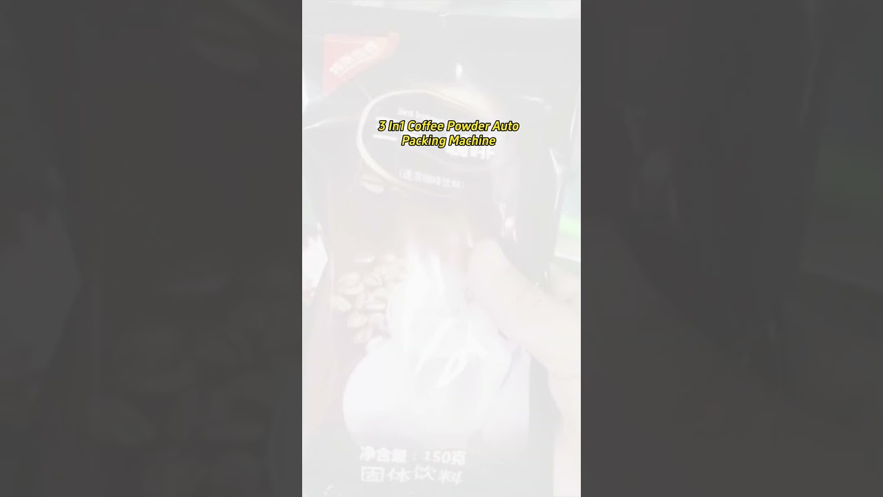 1KG 3 In 1 Coffee Powder Filling Packaging Machine  