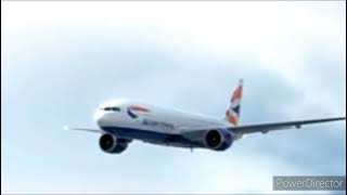 British Airways flight 38-Landing Animation