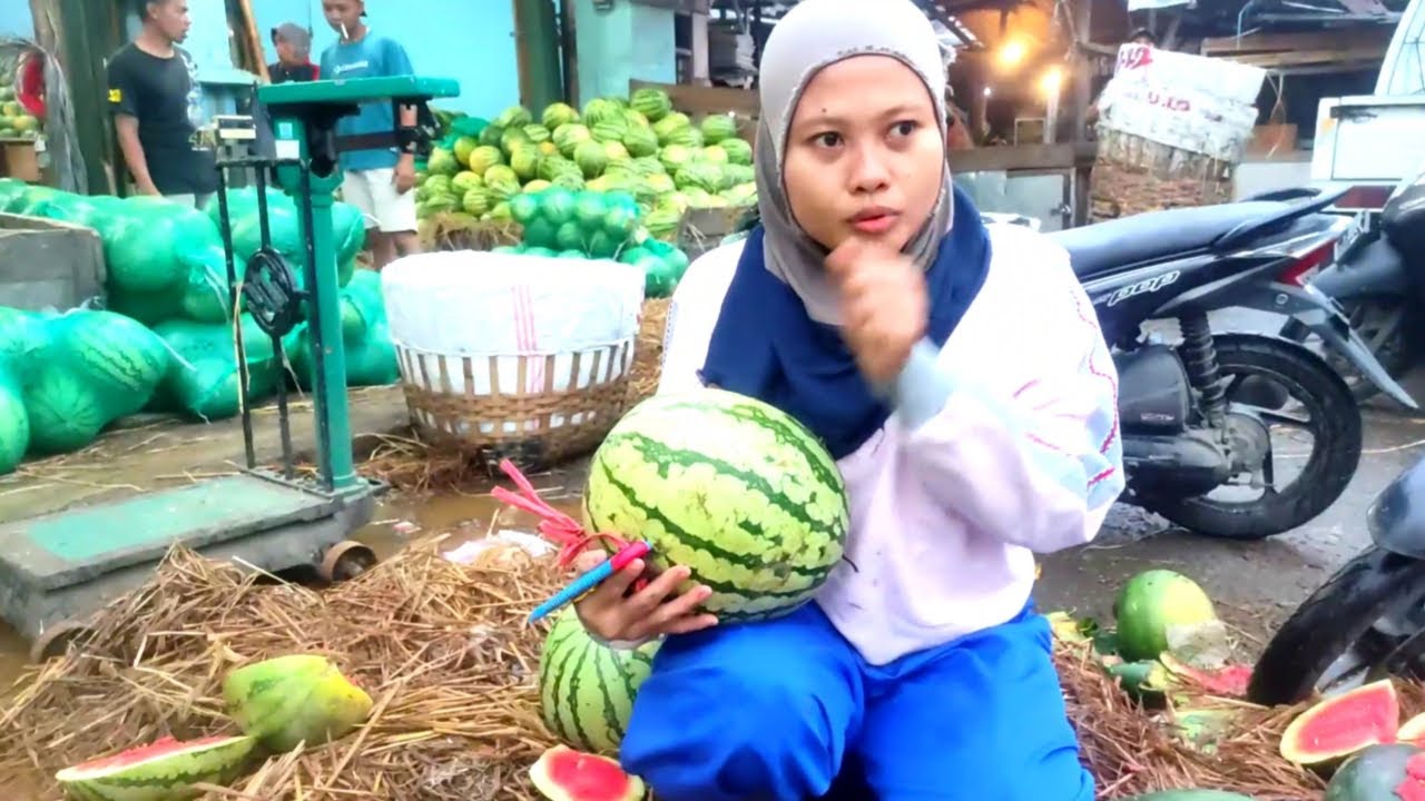 Mulung kali ini 10 kilo semangka yang kita dapet