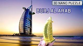 3D Metal Model - Burj Al Arab D Colour
