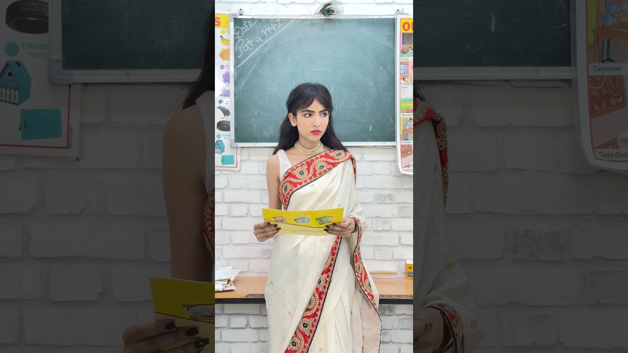 What’s going on with ma’am & Simran?❤️‍🩹|Simran Makhija| #shorts #schoollife #school #comedy #sad