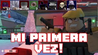 MI PRIMERA VEZ JUGANDO ARSENAL EN ROBLOX #roblox