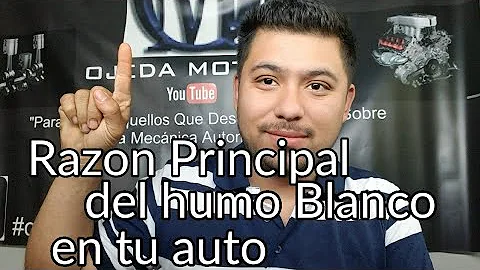 ¿Por qué mi coche echa humo blanco cuando acelero?