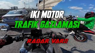 NK250 VE ÇILGIN XJ6 TRAFİKTE GAZLAMA #motovlog