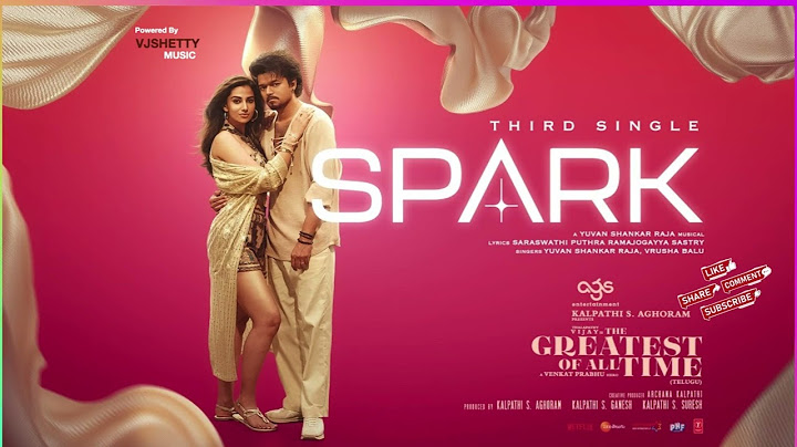 Spark (Lyrical Video) Tamil |The GOAT| Thalapathy Vijay | Venkat Prabhu |Yuvan Shankar Raja|T-Series