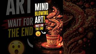 Hypnotic Matchstick Art Destruction: You Won't Believe How This Ends! 🤯"