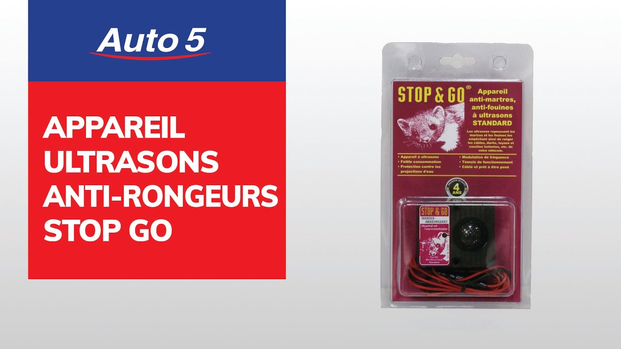 Appareil ultrasons anti rongeurs Stop Go disponible sur Auto5.be 