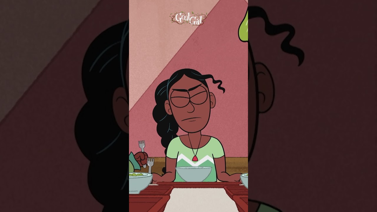 Ne jamais faire confiance à une chèvre avec des couverts. 🐐🍴 #GoatGirl #CartoonNetwork #shorts