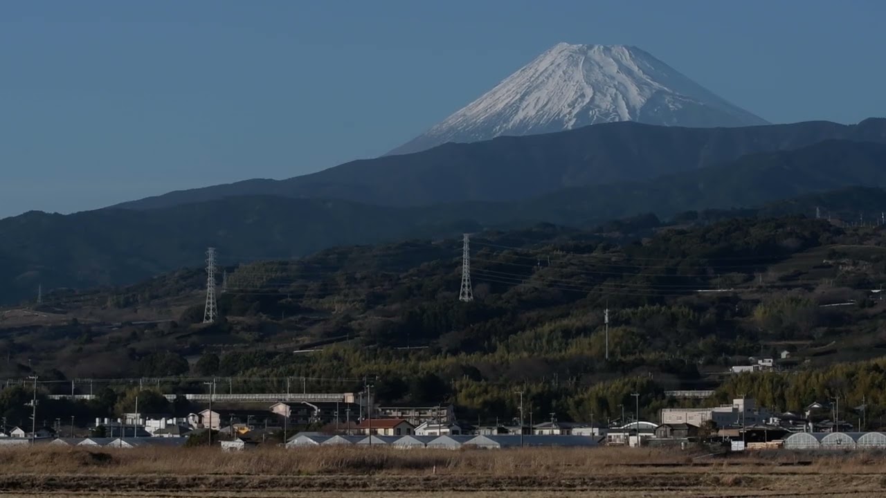 東海道新幹線・N700系・富士山の麓をゆく8 DSC 6603 - YouTube