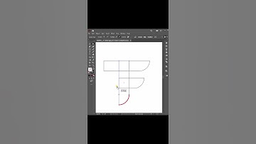 Adobe Illustrator - Design F+T Letter Logo with Rectangle