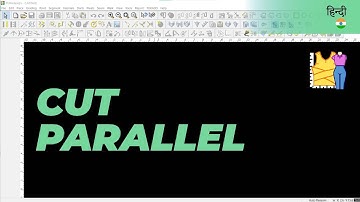 हिन्दी - Cut Parallel | TUKAdesign Video Help | CAD Pattern Making Software | Hindi