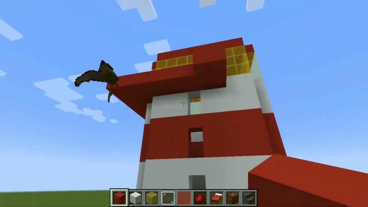 How to build an Amazing Lighthouse in Minecraft for kids