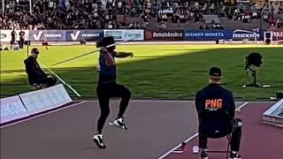 Neeraj Chopra New INDIAN National Record Throw of 89.30m | Paavo Nurmi Games 2022 Javelin Throw