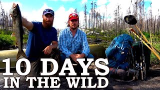 Stranded in the Wilderness, Dropped from Plane for 10 Days! | Camp, Fish, Catch, Cook (FULL SERIES)