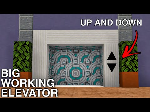 EASY Big Elevator Tutorial For Minecraft 1.16+