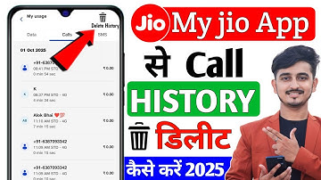My Jio App Se Call History Kaise Delete Kare | how to delete call history @Digital yt