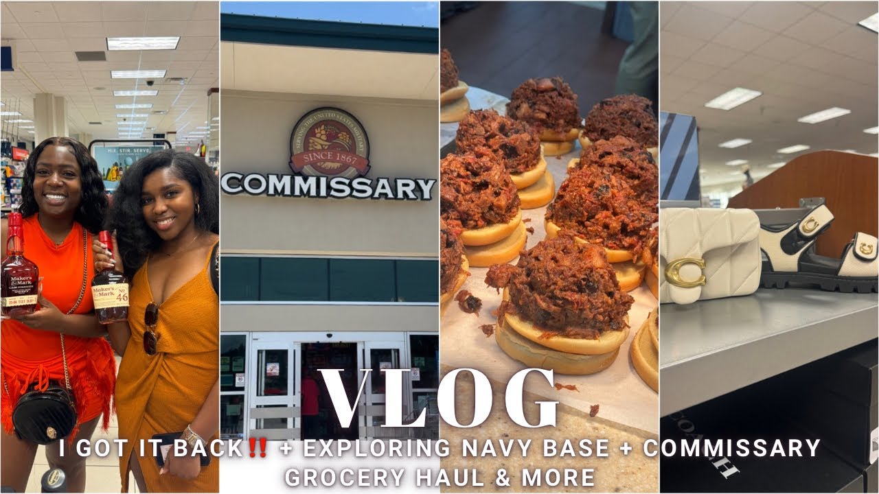 I Got It Back‼️+ Exploring Jacksonville Navy Base + Commissary Grocery