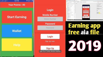 aia file with content earning app | makeroid | appybuilder | thunkable || Saif Noor ||