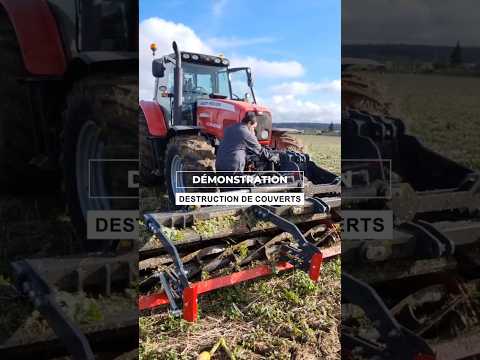 🌱 Démonstration destruction de couverts