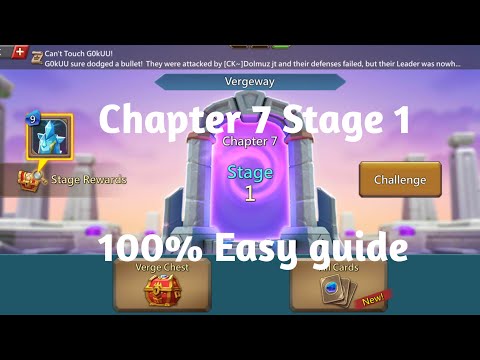 Lords mobile Vergeway chapter 7 Stage 1 easiest guide