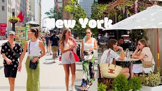 [4K]NYC Summer WalkWorld Trade Center, Wall Street & Brookfield Place in Manhattan | July 2022