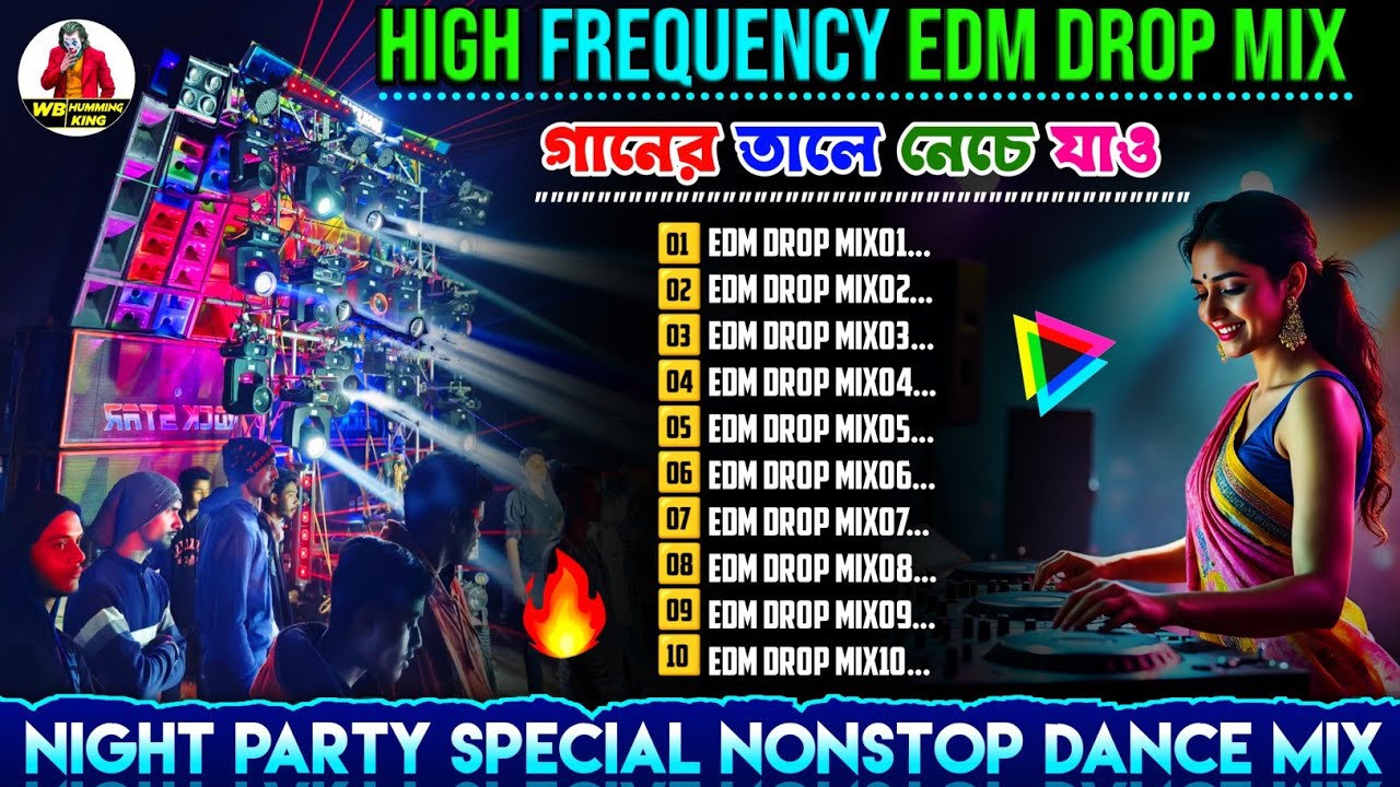 Night Party Spl High Frequency Edm Dorp Mix 💃 Dj Rj Remix Edm Song 💥 Dj Sidoy Remix Hindi Edm Song..