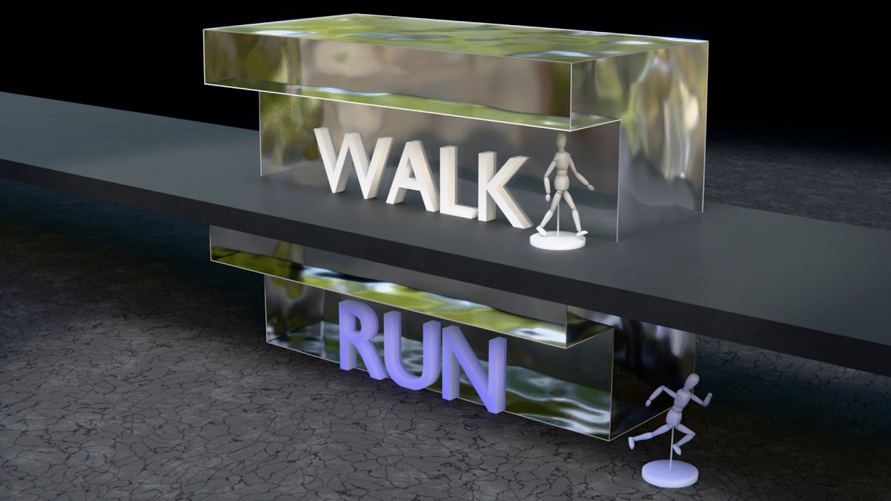 Is it better to Run or to Walk in the Rain?