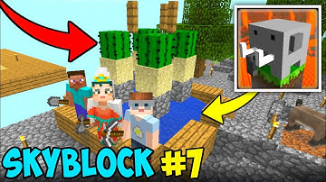 Multiplayer Skyblock in online server in Craftsman: building craft #7 😱