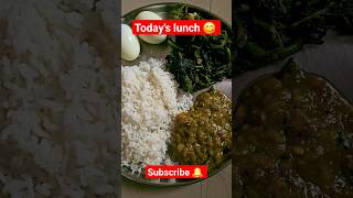 todays lunch || ? viral food shorts dal thotakurarecipes egg lunch todayslunch lunchtime