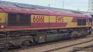 Class 66 freight trains through Ashford Feb/March 2024 GB Railfreight & DB Cargo