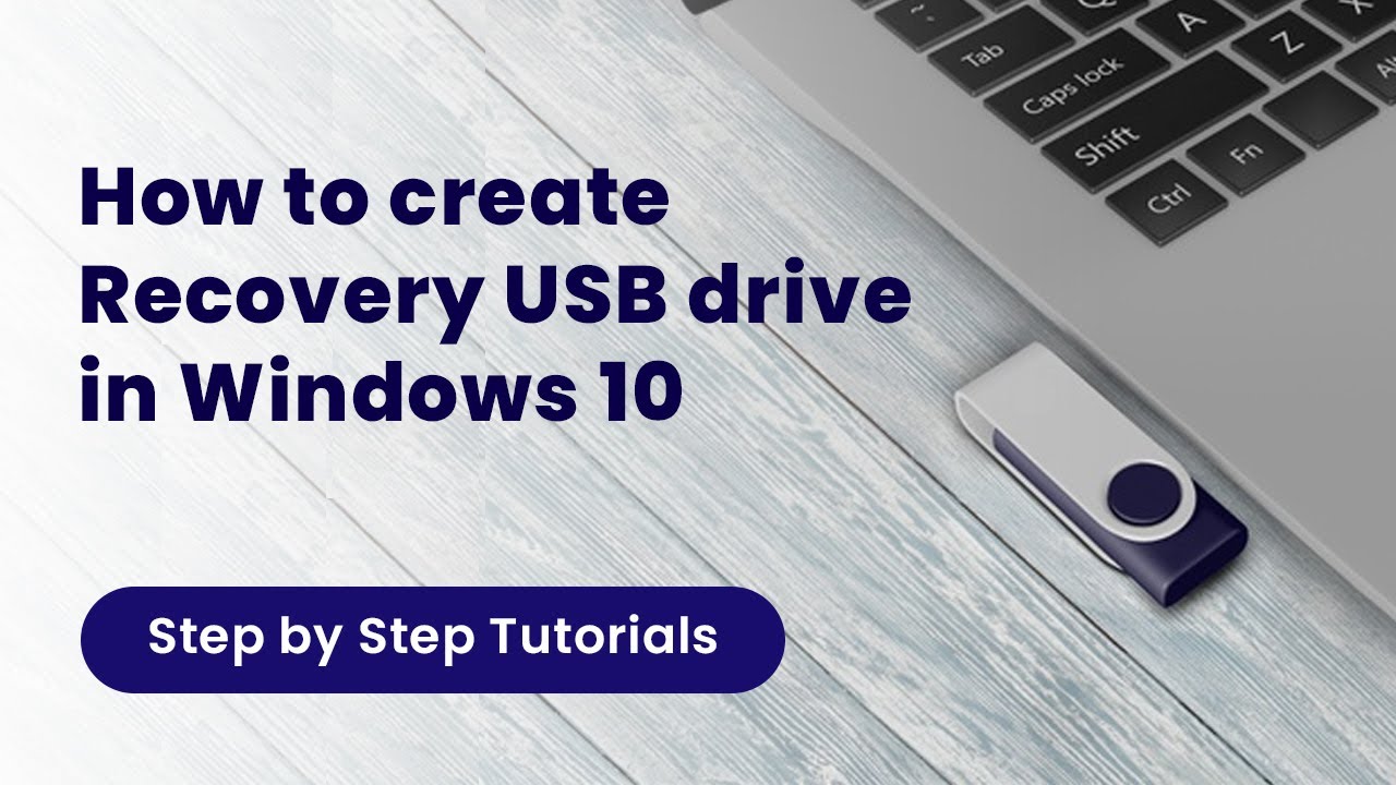 How To Create Recovery USB Drive in Windows 10 - Hindi - YouTube