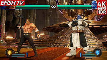 Thor & Spider-Man vs Thanos & Gamora (Hardest AI) - Marvel vs Capcom: Infinite