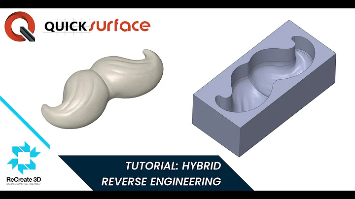 Hybrid Reverse Engineering Tutorial using QuickSurface Pro.