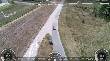 Parrot Anafi Drone - Raw Flight Data #4  - Extended Follow Me Mode