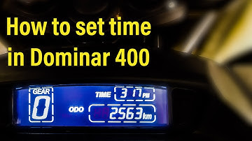 HOW TO SET TIME IN DOMINAR 400 UG | TIME SETTING | DIY #keepitrolling