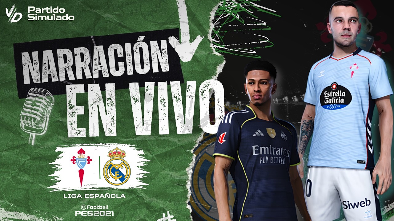 🔴 REAL MADRID VS CELTA DE VIGO EN VIVO / LIGA ESPAÑOLA - JUEGA MBAPPE