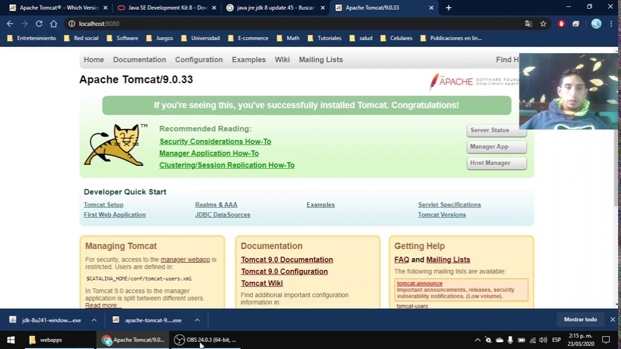 installing apache tomcat on windows y installing apache tomcat on windows y