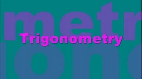 Trigonometry Lessons Part 3: Identities