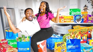 WE WENT GROCERY SHOPPING FOR OUR HOUSE!   FRIDGE & PANTRY RESTOCK