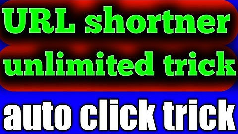 URL shortner self click trick | URL shortner unlimited clicks trick | link shortner unlimited trick